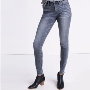 Madewell high riser 9” skinny skinny